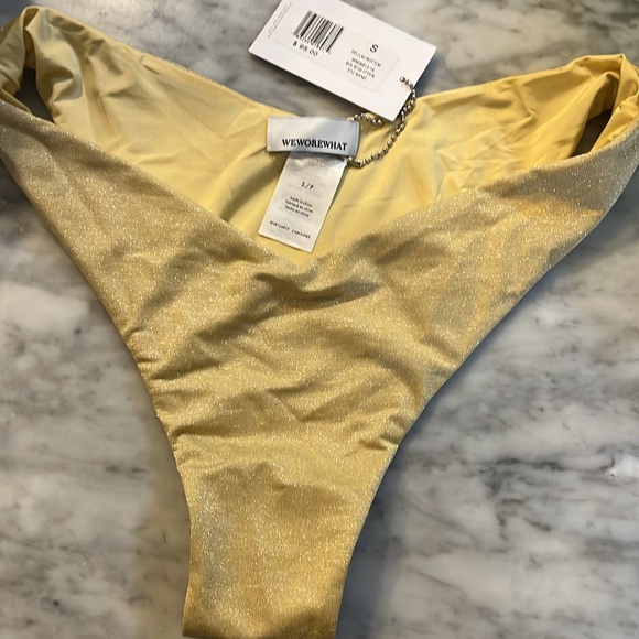 Delilah Bottom - solid glitter sand color - Picture 3 of 6